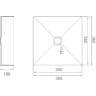 Раковина накладная GAPPO GX201-3 сатин золотой