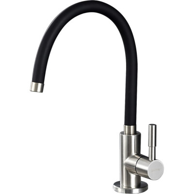 Смеситель для кухни GAPPO G1052-95 с гибким изливом, сатин